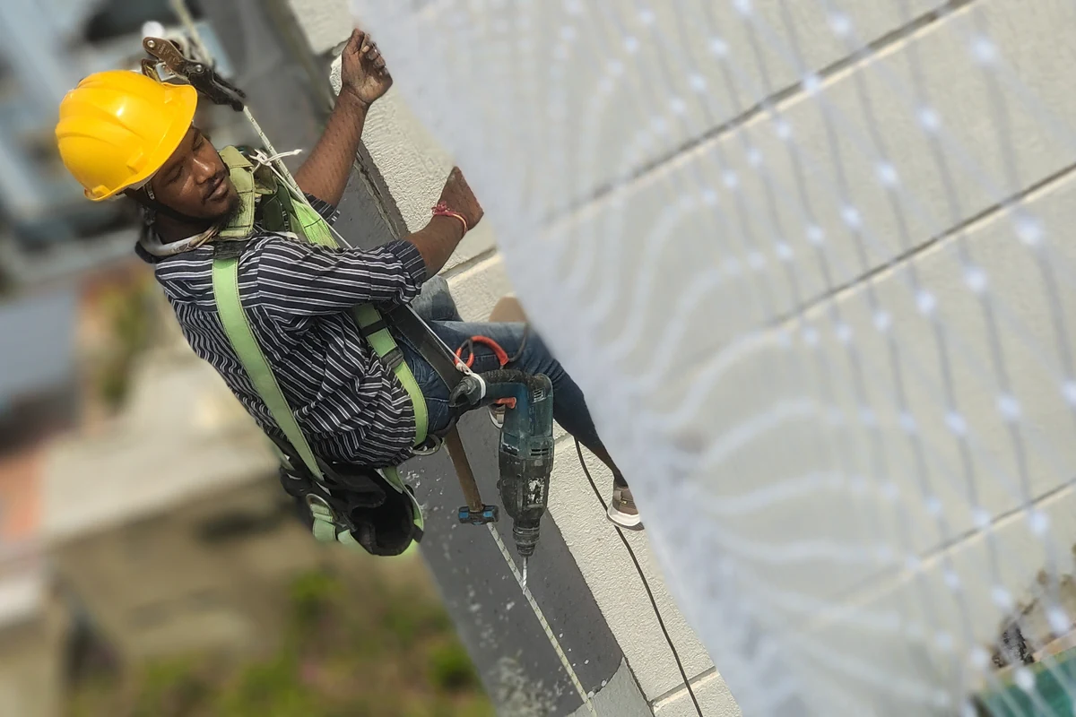 Duct Area Safety Nets in Bachupally