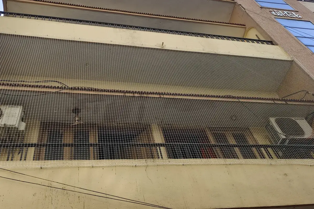 Utility area Bird Nets in Begumpet