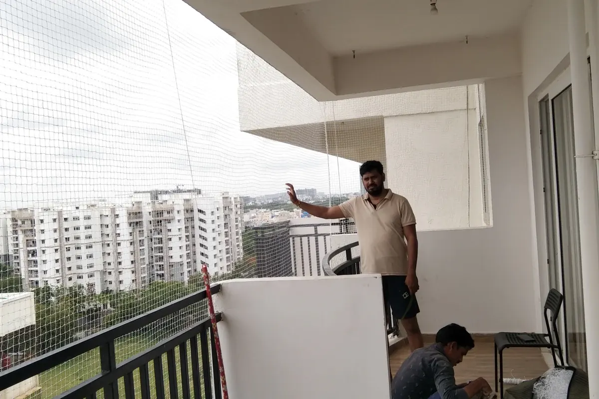 Duct Area Safety Nets in Begumpet