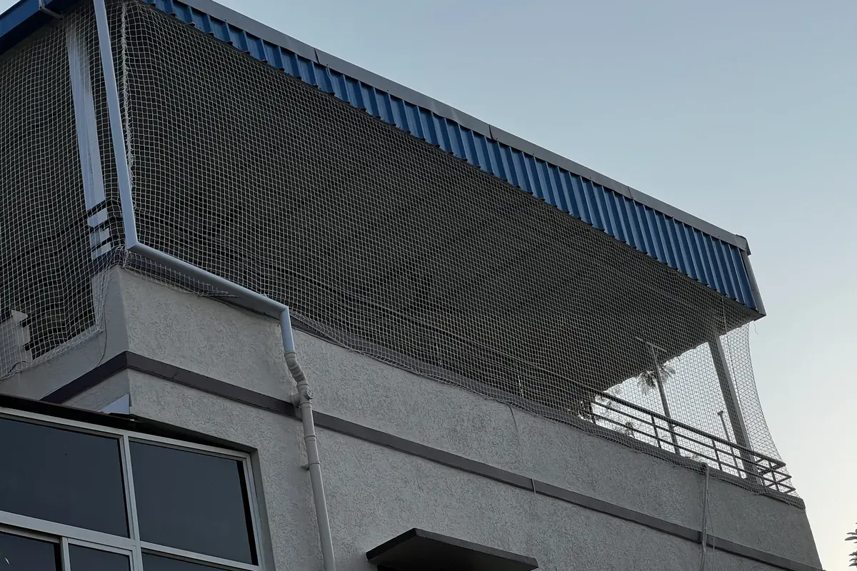 Hitech City apartment utility area for netting and Cloth Hanger planning