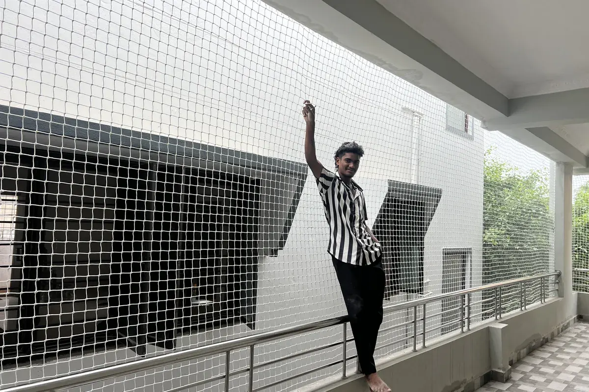 Balcony Safety Nets in Kompally residence