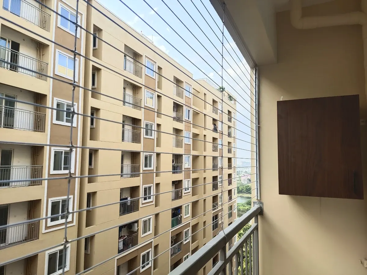 Invisible Grill installation in a Mehdipatnam apartment