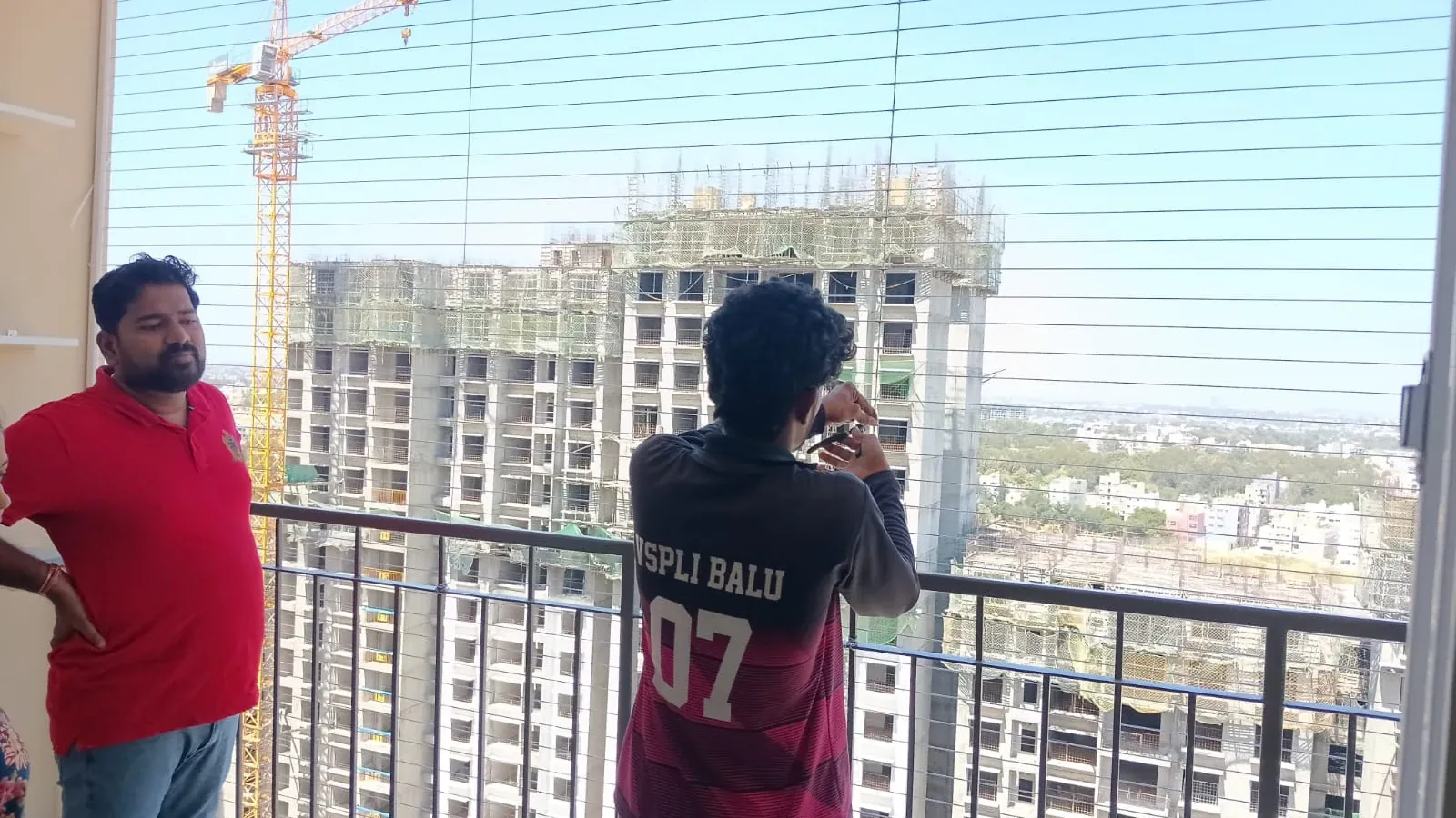 Invisible Grills for a Miyapur apartment balcony